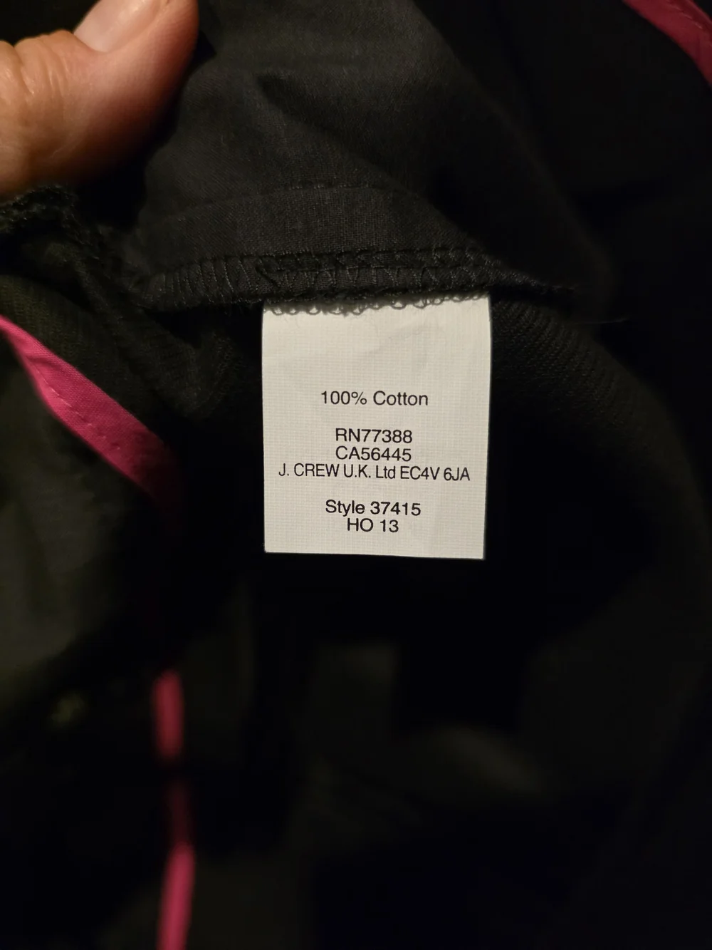 J. Crew The Pencil Skirt Black Front Pockets Size 8 Waist 15 1/2in Length 21in